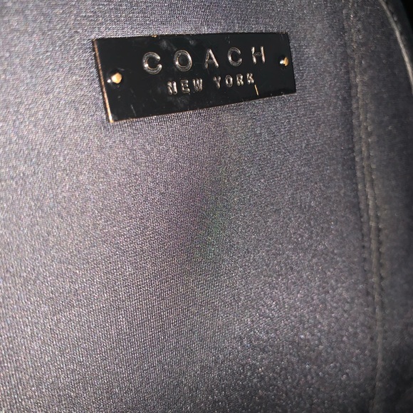 Chic and Timeless: Coach Black Fabric and Leather Trim Backpack - NWOT - Picture 2 of 6
